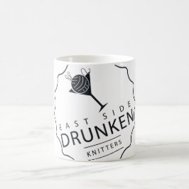 De Café Logotipo clássico ESDK, caneca branca-em-branco