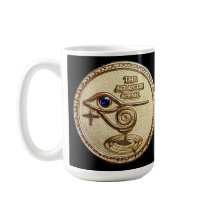 Logotipo Dourado TAG - Clássica caneca preta