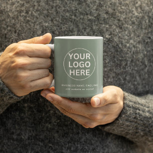 De Café Logotipo Empresarial Promocional l Caneca Verde Sá