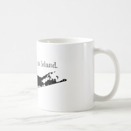De Café Long Island aumentado em uma caneca New York da