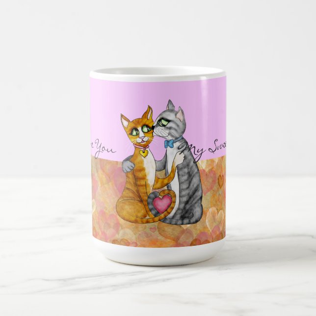 De Café Lotes da caneca do dia dos namorados dos beijos (Centro)