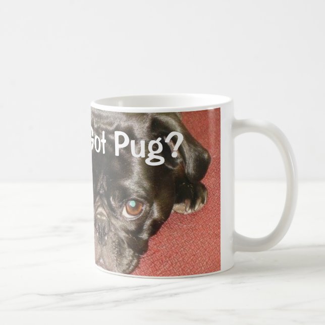 De Café Lucy "obteve o Pug?" Caneca (Direita)