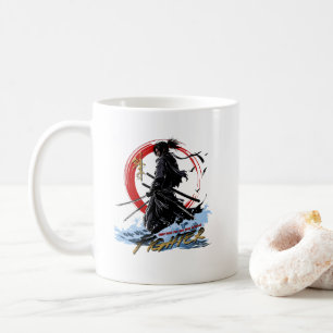 De Café Lutador Estilo Anime   Caneca Clássica #11