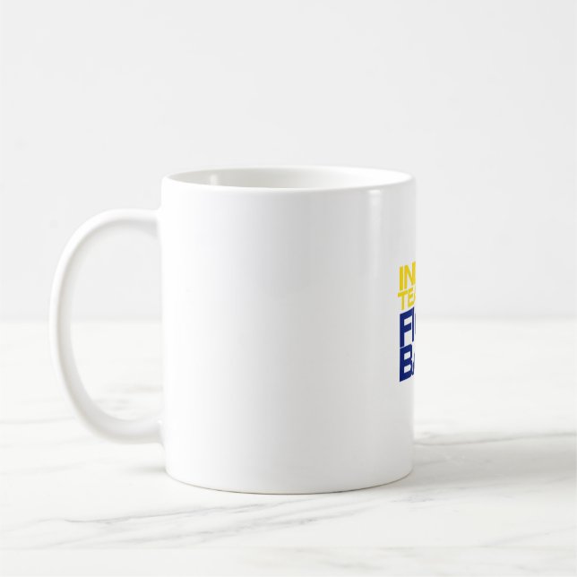 De Café Lute para trás a caneca (Esquerda)