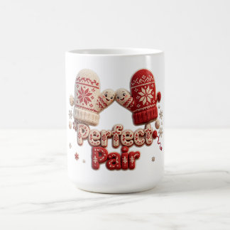 De Café Luvas Par Perfeito Caneca