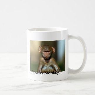 De Café Macaco insolente - caneca bonito/copo do babuíno