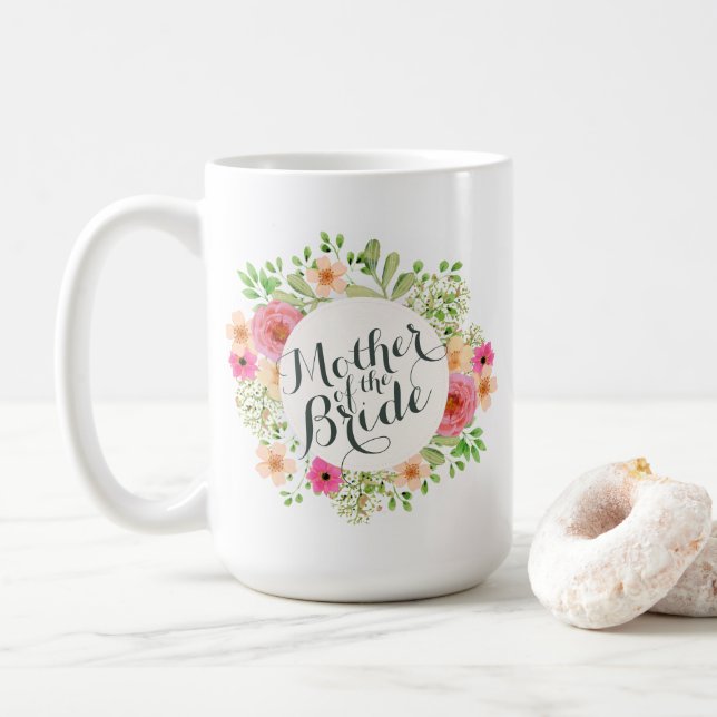 De Café Mãe elegante da noiva que Wedding a caneca (Com Donut)