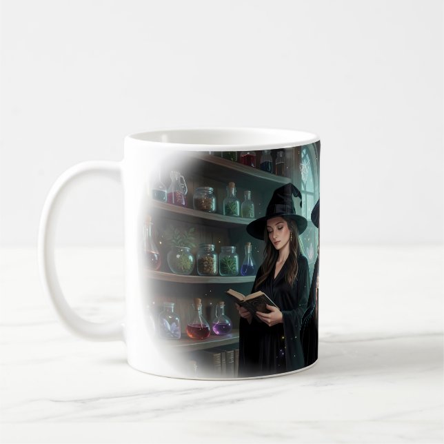 De Café 🔮 Magia Interior da Alquimia da Bruxaria Caneca (Esquerda)
