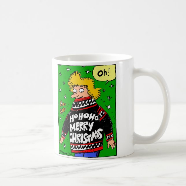 De Café Maio todas suas camisolas do Natal sejam caneca (Direita)