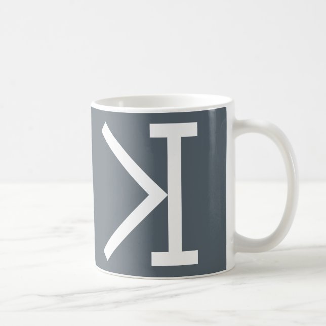 De Café "Mais do que (>) encontra caneca do quebra-cabeça (Direita)