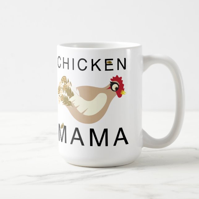De Café Mama Caneca da galinha (Direita)
