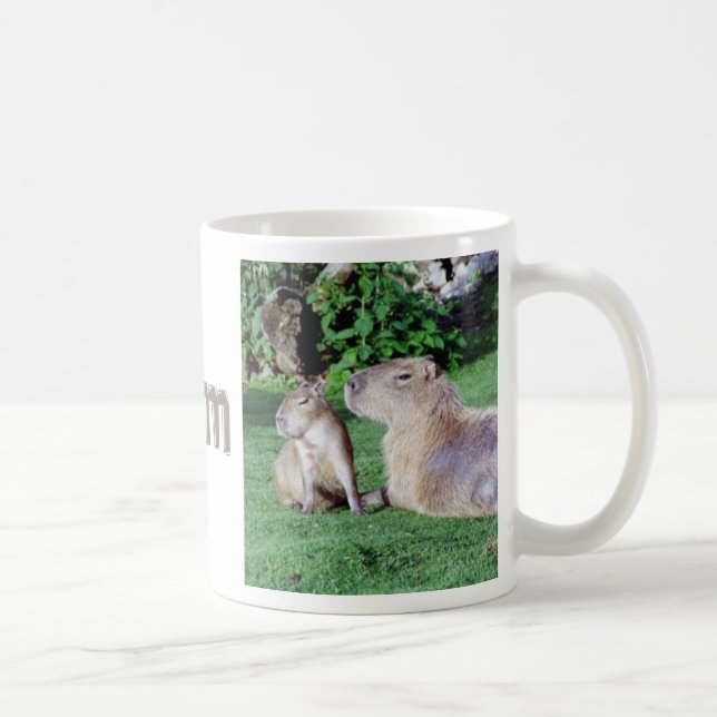 De Café Mamã do Capybara e caneca do filho (Direita)