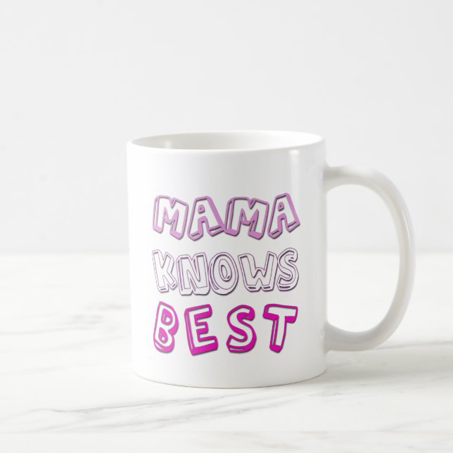 De Café Mama Saber Melhor Caneca para mães (Direita)