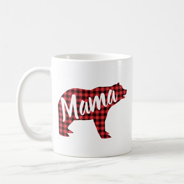 De Café Mama Ursa, caneca Mãe, Urso Mamãe, Mama, Mama, Pre (Esquerda)