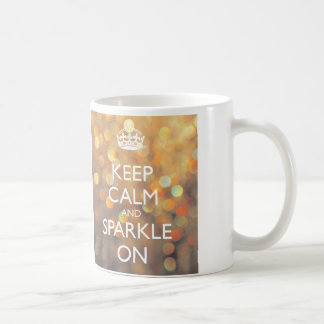 De Café Mantenha a calma e a faísca na caneca