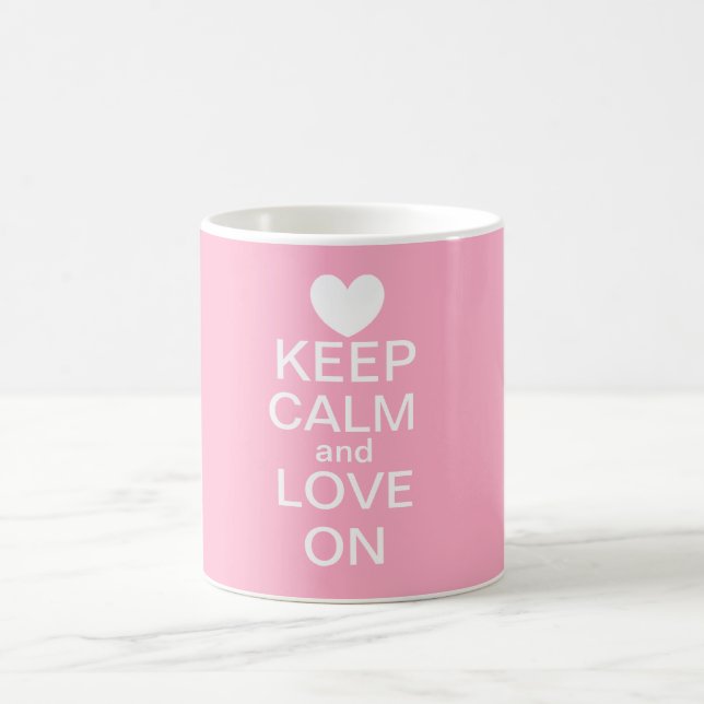 De Café Mantenha a calma e ame-a na caneca (Centro)