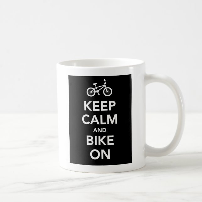 De Café Mantenha a calma e Bike na caneca (Direita)