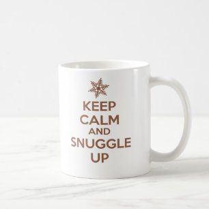De Café Mantenha a calma e Snuggle acima da caneca (o