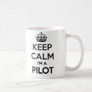 De Café Mantenha a calma que eu sou uma caneca branca