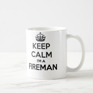 De Café Mantenha a calma que eu sou uma caneca do branco