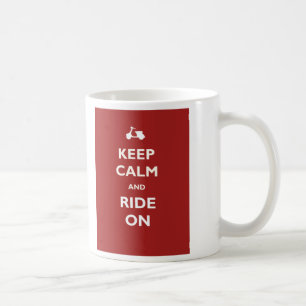 De Café Mantenha a caneca calma do patinete do passeio