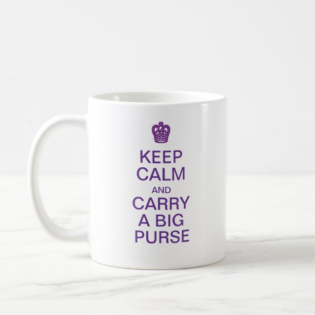 De Café Mantenha a caneca grande calma da bolsa (Esquerda)