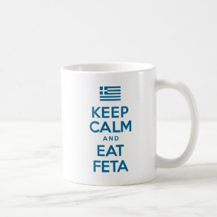 De Café Mantenha calmo e coma a caneca do feta