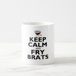 De Café Mantenha caneca calma e da fritada dos pirralhos