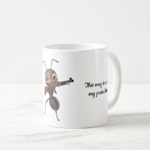 De Café Mãos Fora da Minha Caneca Funny Ant Poster   Amant