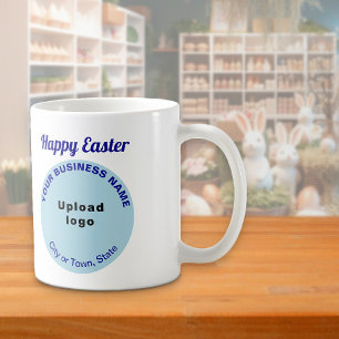 De Café Marca Comercial Light Blue Páscoa Caneca