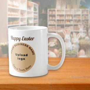 De Café Marca Empresarial Marrom Claro Páscoa Caneca