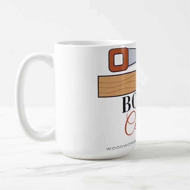 De Café Marceneiro Carpinteiro Serrador Caneca com Trocadi (Esquerda)