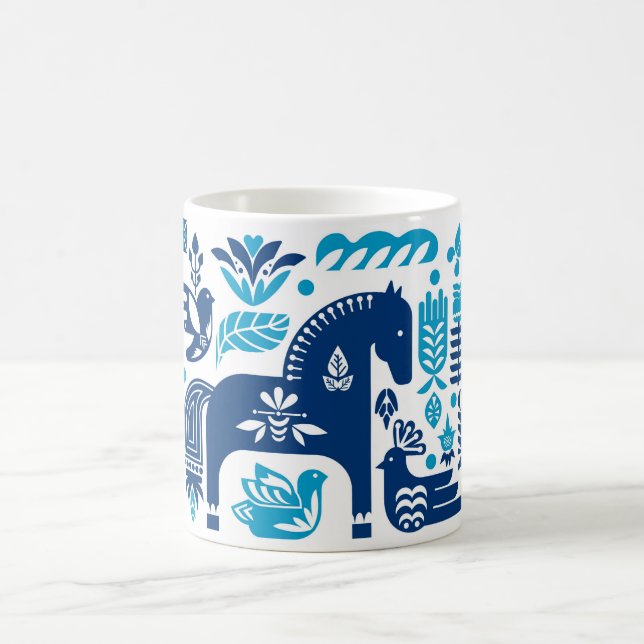 De Café Marinha Sueca e Caneca Dala Azul (Centro)