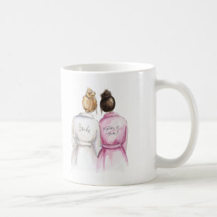 De Café Matrona da honra? Da noiva escura do Bl da caneca