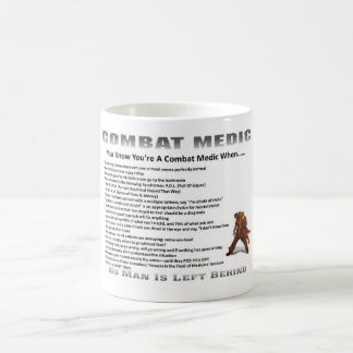 De Café Médico clássico do combate do exército da caneca