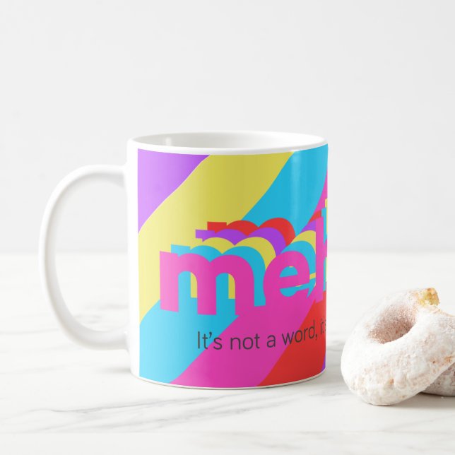 De Café Mehmz listrou a caneca (Com Donut)