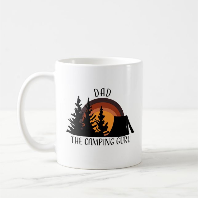 De Café Melhor caneca para Pai do Avô que ama acampar (Esquerda)