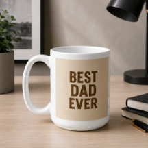 Melhor Pai do Mundo ☕ | Caneca Significativa para 