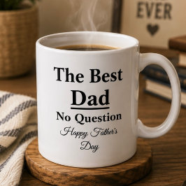 De Café Melhor Pai Sem Dúvida Caneca do Dia dos Pais
