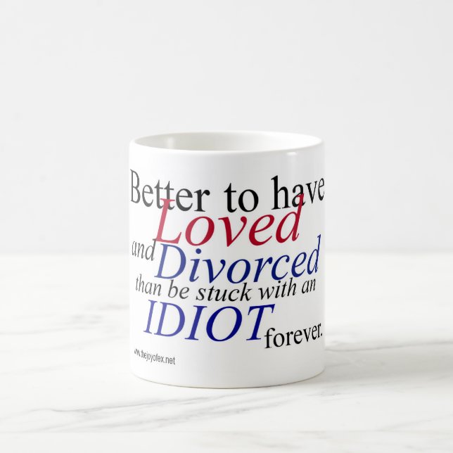 De Café "Melhor ter amado e ter-se divorciado…" Caneca (Centro)