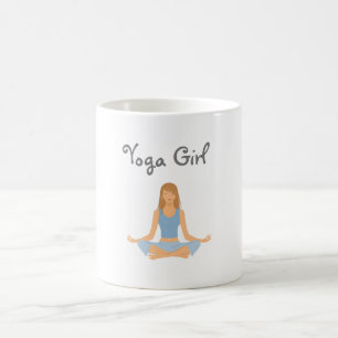 De Café Menina da ioga da caneca  