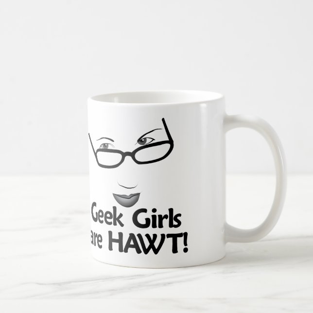 De Café Meninas do geek - caneca (Direita)