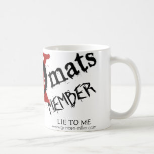 De Café Mentira a mim caneca