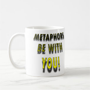 De Café Metáforas Fiquem Com Você Caneca Divertida ou Cane
