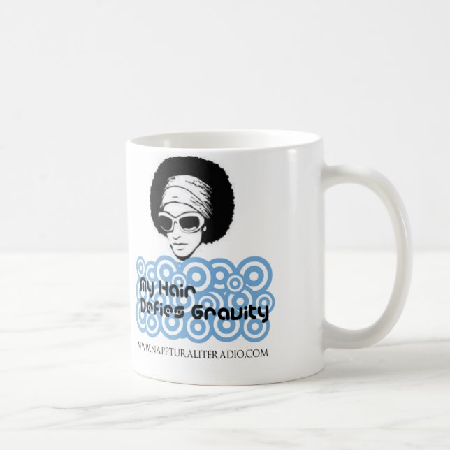 De Café Meu cabelo provoca a caneca da gravidade (Direita)