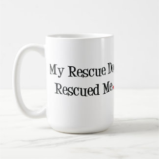 De Café Meu cão do salvamento salvou-me caneca