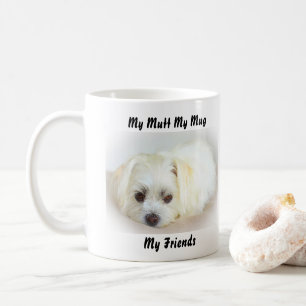De Café Meu Cão Meu Caneca Meus Amigos.