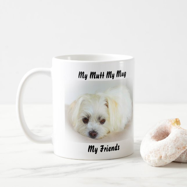 De Café Meu Cão Meu Caneca Meus Amigos. (Com Donut)