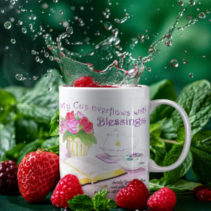 De Café Meu copo Runneth sobre a caneca