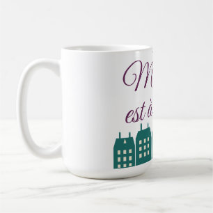 De Café Meu Coração Está em Paris Caneca Mon Coeur Est a P